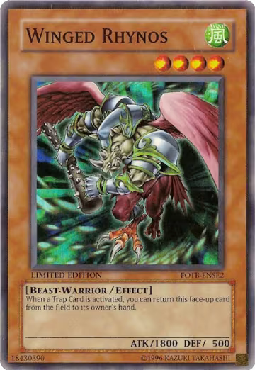 Winged Rhynos (FOTB-ENSE2), Force of the Breaker — Yu-Gi-Oh! card price