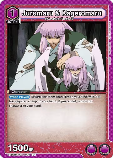 Juromaru & Kageromaru (UE23BT/IYS-1-020), Inuyasha — Union Arena card price