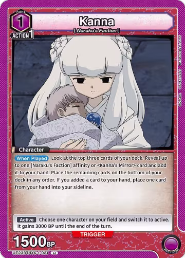 Kanna (021) (UE23BT/IYS-1-021), Inuyasha — Union Arena card price