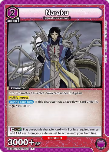 Naraku (026) (UE23BT/IYS-1-026), Inuyasha — Union Arena card price