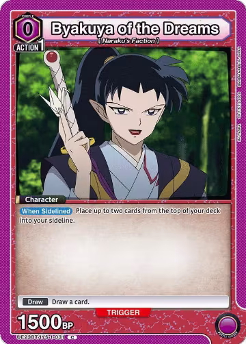 Byakuya of the Dreams (UE23BT/IYS-1-031), Inuyasha — Union Arena card price