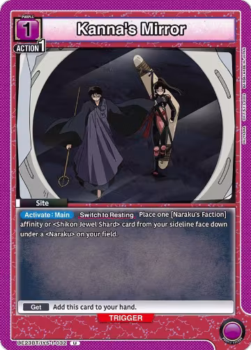 Kanna's Mirror (UE23BT/IYS-1-032), Inuyasha — Union Arena card price