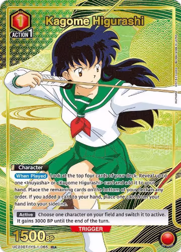 Kagome Higurashi (065) (R*) (UE23BT/IYS-1-065), Inuyasha — Union Arena card price