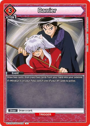 Barrier (UE23BT/IYS-1-078), Inuyasha — Union Arena card price