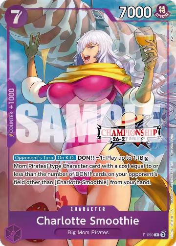 Charlotte Smoothie (CS 26-27 Event Pack Finalist Ver.) (P-090), One Piece Promotion Cards — One Piece card price
