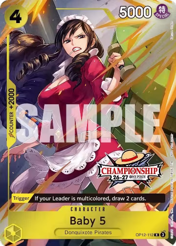 Baby 5 (CS 26-27 Celebration Pack) (OP12-112), One Piece Promotion Cards — One Piece card price