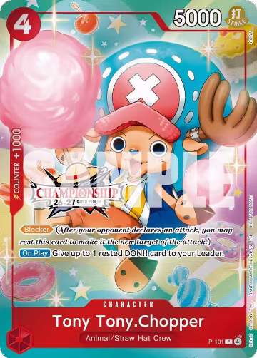 Tony Tony.Chopper (CS 26-27 Celebration Pack) (P-101), One Piece Promotion Cards — One Piece card price