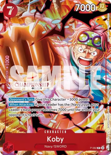 Koby (CS 26-27 Event Pack) (P-092), One Piece Promotion Cards — One Piece card price