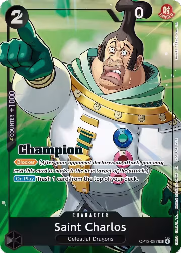 Saint Charlos (Winner Card Set Vol. 1) (OP13-087), One Piece Promotion Cards — One Piece card price