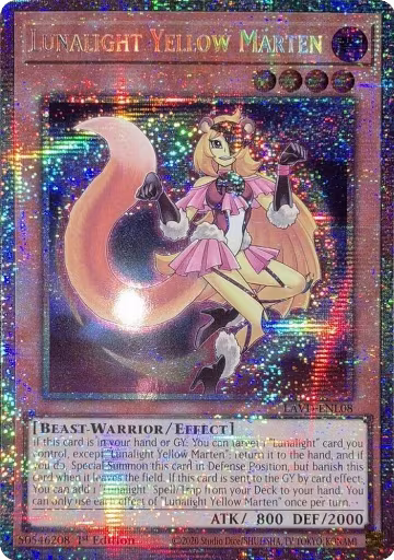 Lunalight Yellow Marten (Starlight Rare) (LAVD-ENL08), Legendary Arc-V Decks — Yu-Gi-Oh! card price