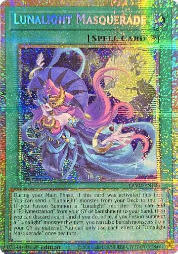 Lunalight Masquerade (Starlight Rare) (LAVD-ENL26), Legendary Arc-V Decks — Yu-Gi-Oh! card price