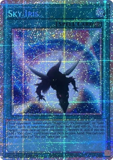 Sky Iris (Starlight Rare) (LAVD-ENO19), Legendary Arc-V Decks — Yu-Gi-Oh! card price