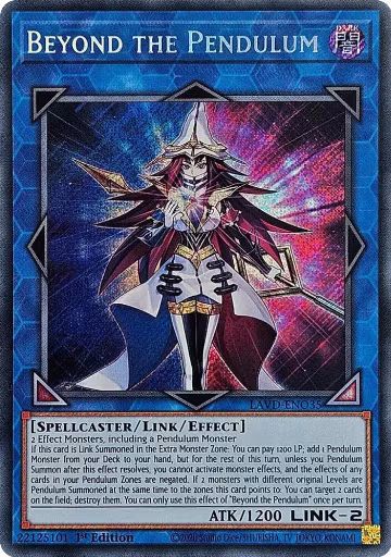 Beyond the Pendulum (Secret Rare) (LAVD-ENO35), Legendary Arc-V Decks — Yu-Gi-Oh! card price