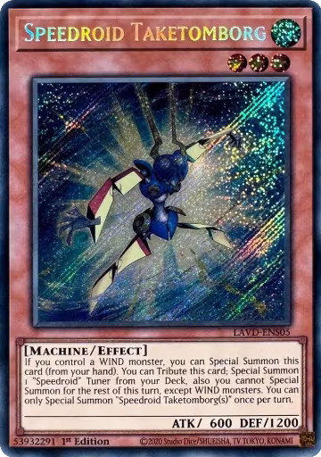 Speedroid Taketomborg (Secret Rare) (LAVD-ENS05), Legendary Arc-V Decks — Yu-Gi-Oh! card price