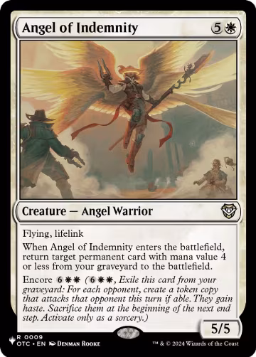 Angel of Indemnity (9), The List Reprints — Magic card price