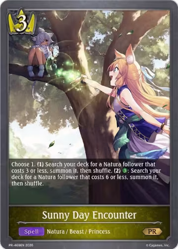 Sunny Day Encounter (PR-469EN), Shadowverse: Evolve Promo Cards — Shadowverse card price