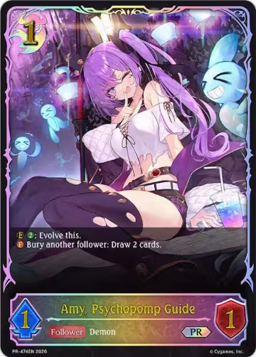 Amy, Psychopomp Guide (PR-474EN), Shadowverse: Evolve Promo Cards — Shadowverse card price