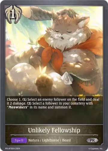 Unlikely Fellowship (PR-473EN), Shadowverse: Evolve Promo Cards — Shadowverse card price