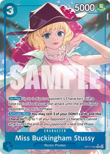 Miss Buckingham Stussy (Alternate Art) (OP17-054), The World's Strongest Warriors — One Piece card price