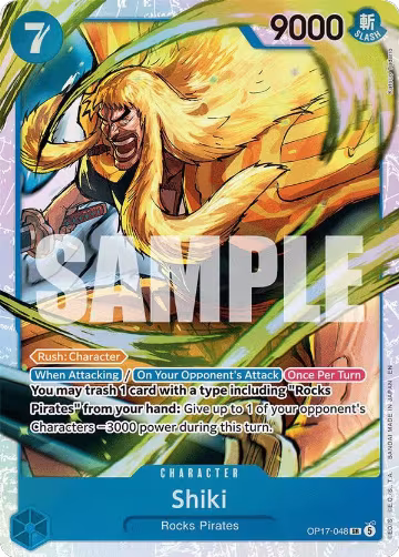 Shiki (048) (OP17-048), The World's Strongest Warriors — One Piece card price
