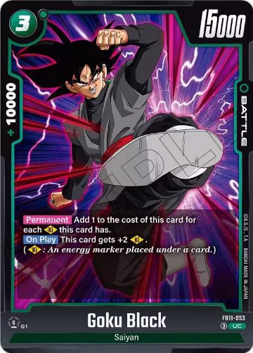 Goku Black - FB11-053 (FB11-053), Brightness of Hope — DB Fusion card price