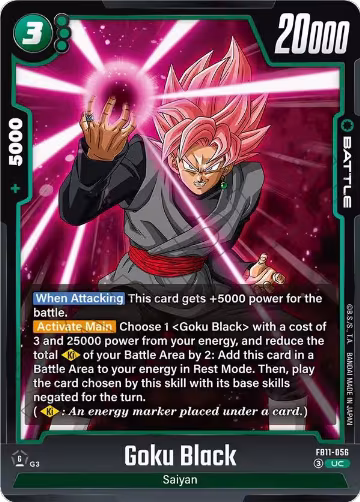 Goku Black - FB11-056 (FB11-056), Brightness of Hope — DB Fusion card price