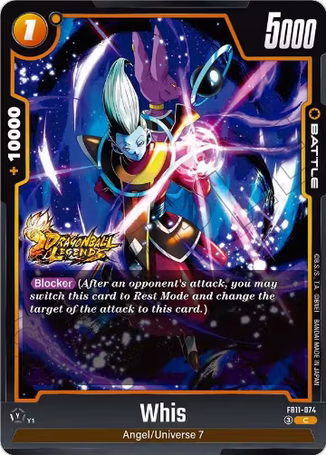 Whis - FB11-074 (FB11-074), Brightness of Hope — DB Fusion card price