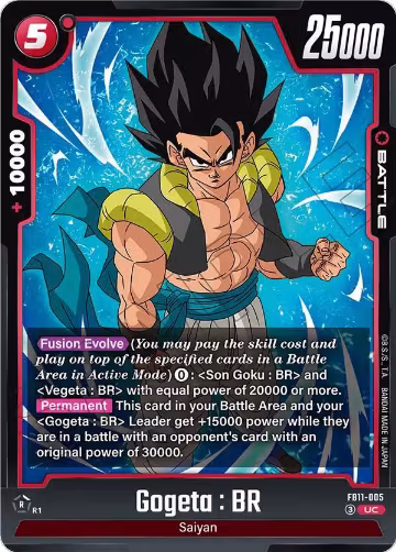 Gogeta : BR (FB11-005), Brightness of Hope — DB Fusion card price