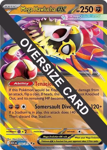 Mega Hawlucha ex - 116/217 (116/217), Jumbo Cards — Pokémon card price
