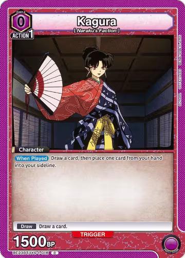 Kagura (016) (Box Topper Foil) (UE23BT/IYS-1-016), Inuyasha — Union Arena card price
