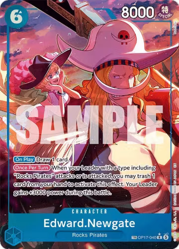Edward.Newgate (040) (TR) (OP17-040), The World's Strongest Warriors — One Piece card price