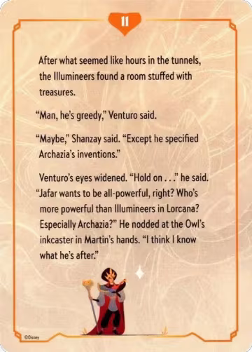 Reign of Jafar Lore Card (11 of 19), Reign of Jafar — Lorcana card price