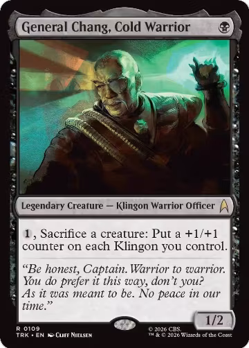 General Chang, Cold Warrior (109), Star Trek — Magic card price