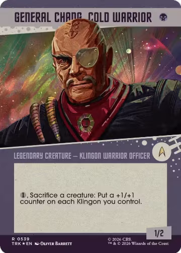 General Chang, Cold Warrior (Showcase) (0539) (Surge Foil) (539), Star Trek — Magic card price