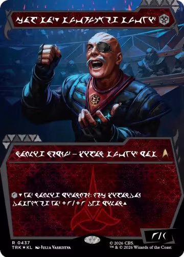 General Chang, Cold Warrior (Showcase) (0437) (Klingon) (437), Star Trek — Magic card price