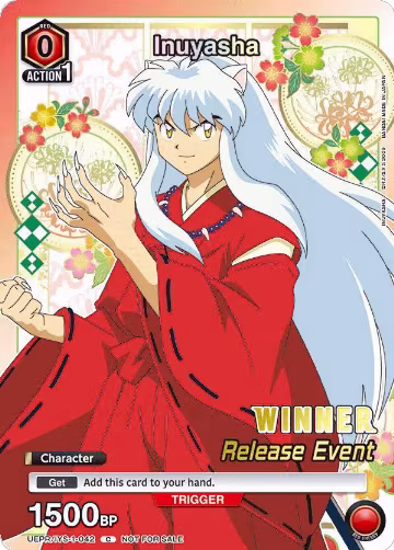 Inuyasha (Release Event Winner) (UEPR/IYS-1-042) — card price