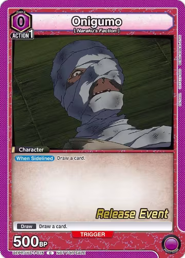 Onigumo (UEPR/IYS-1-015), Inuyasha Release Event Cards — Union Arena card price