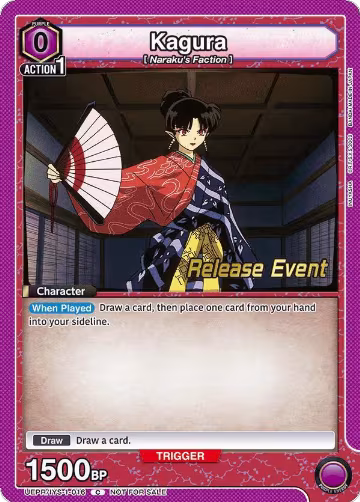 Kagura (016) (UEPR/IYS-1-016), Inuyasha Release Event Cards — Union Arena card price