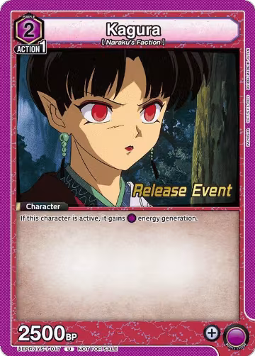 Kagura (017) (UEPR/IYS-1-017), Inuyasha Release Event Cards — Union Arena card price