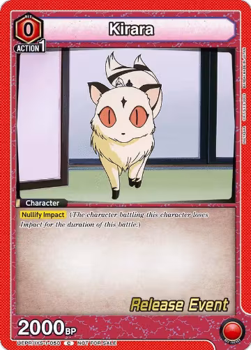 Kirara (UEPR/IYS-1-050), Inuyasha Release Event Cards — Union Arena card price