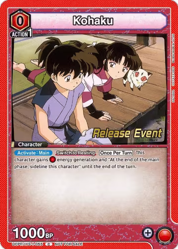 Kohaku (055) (UEPR/IYS-1-055), Inuyasha Release Event Cards — Union Arena card price
