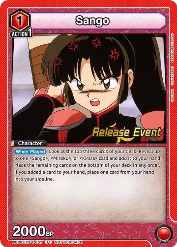 Sango (057) (UEPR/IYS-1-057), Inuyasha Release Event Cards — Union Arena card price
