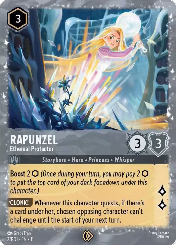 Rapunzel - Ethereal Protector (2), Disney Lorcana Promo Cards — Lorcana card price
