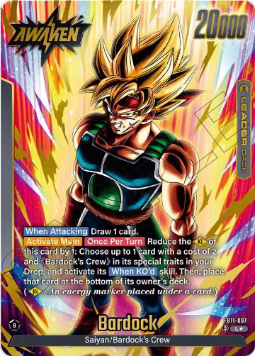 Bardock - FB11-097 (Alternate Art) (FB11-097), Brightness of Hope — DB Fusion card price