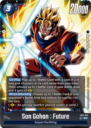Son Gohan : Future - FB11-033 (FB11-033), Brightness of Hope — DB Fusion card price