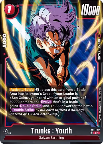 Trunks : Youth - FB11-017 (FB11-017), Brightness of Hope — DB Fusion card price