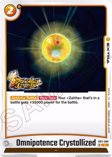 Omnipotence Crystallized (FB11-096), Brightness of Hope — DB Fusion card price