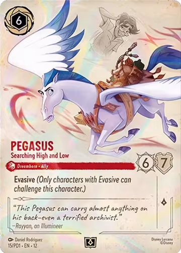 Pegasus - Searching High and Low (15), Disney Lorcana Promo Cards — Lorcana card price