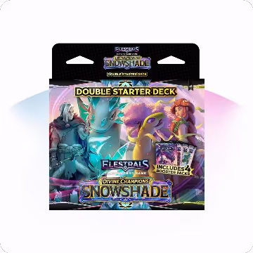 Snowshade - Hades vs. Demeter Double Starter Deck Bundle with 4 Packs, Divine Champions: Snowshade Starter Decks — Elestrals sealed product price