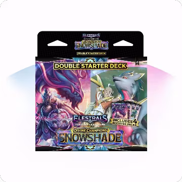 Snowshade - Athena vs. Apollo Double Starter Deck Bundle with 4 Packs, Divine Champions: Snowshade Starter Decks — Elestrals sealed product price